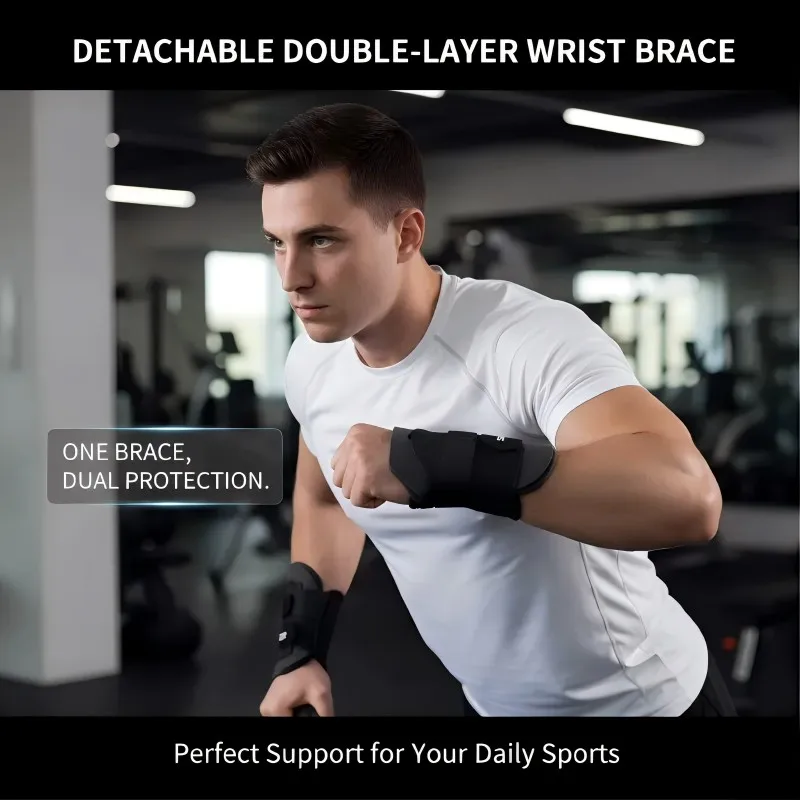 

1 шт. Утолщенный губчатый напульсник для регби и футбола с двойной компрессией, защита для ежедневного использования в регби и футболе