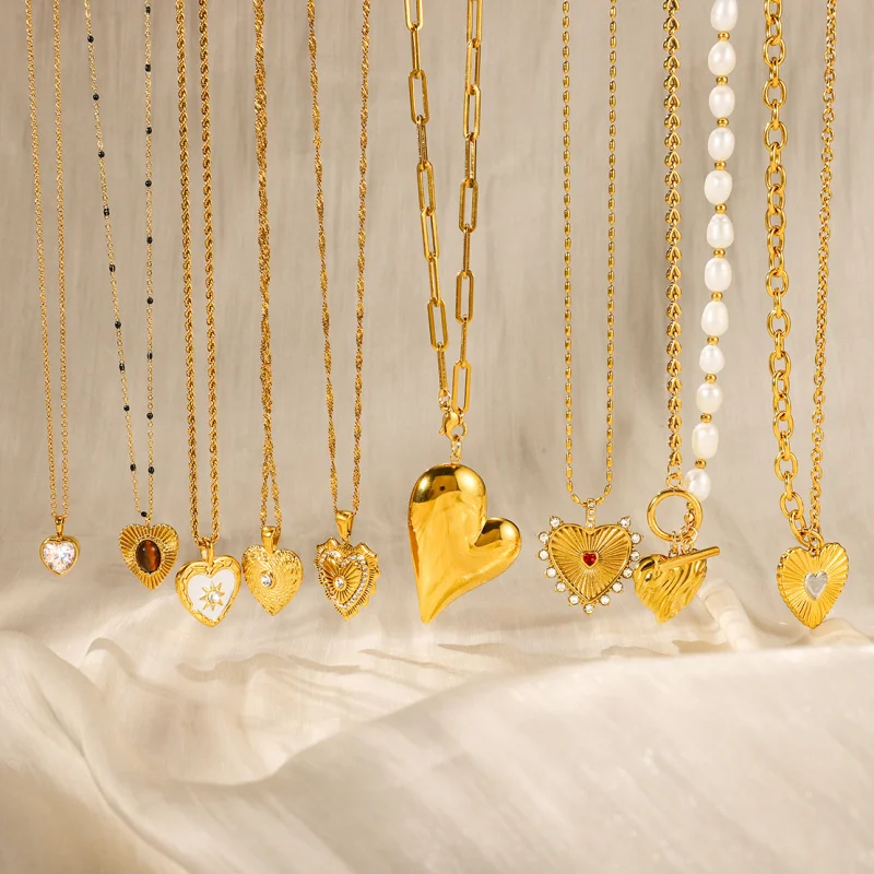 

Европейские и американские ювелирные украшения: ожерелье из титановой стали с жемчугом, аксессуары для женщин, цепочка для свитера, осень-зима, нержавеющая сталь