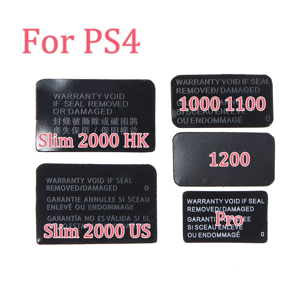 10pcs PS4 Slim Pro Label Sticker Replacement