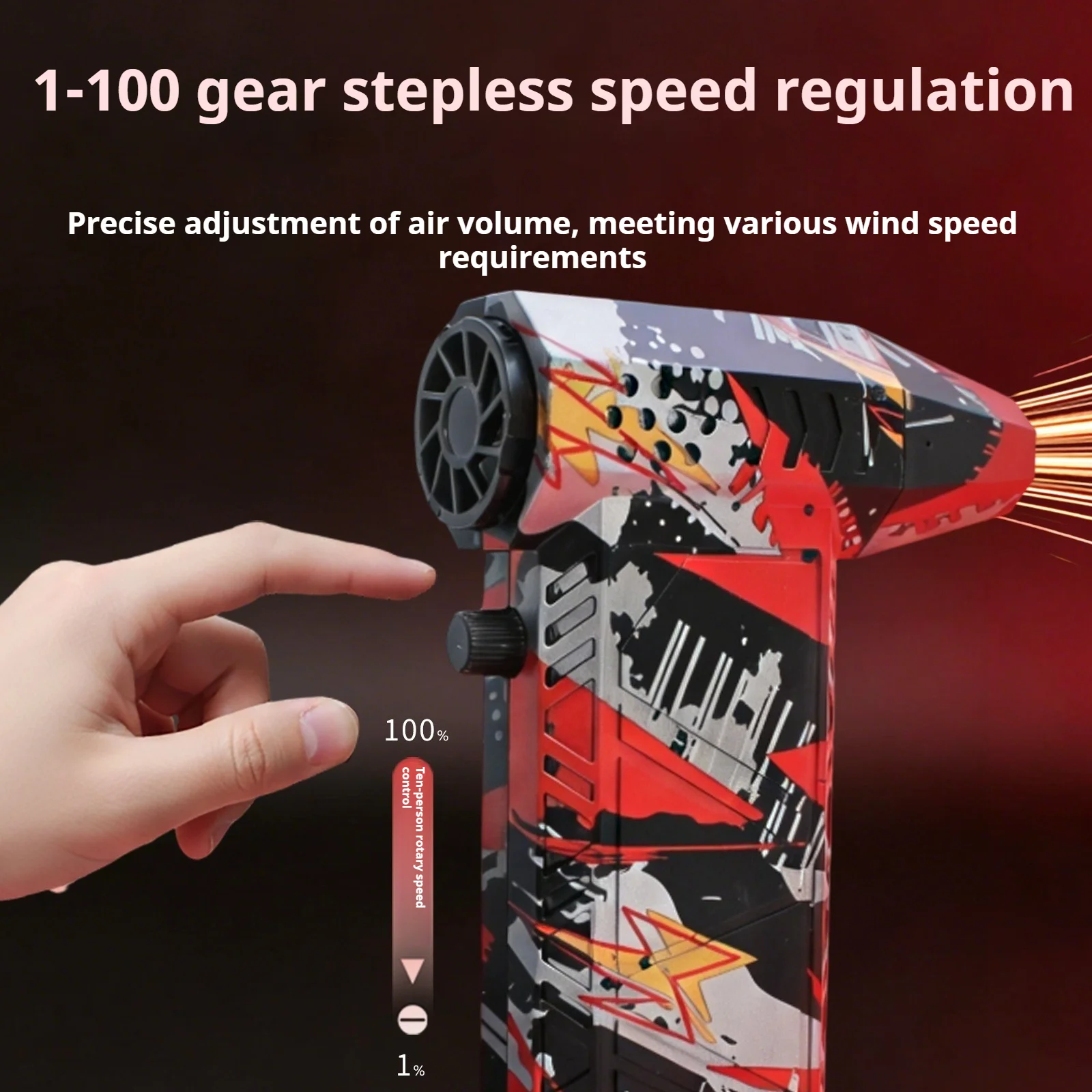 

X9 2-in-1 Brushless Turbo Fan | Vacuum & Air Duster – PC/Car/Keyboard/Home Cleaning Tool