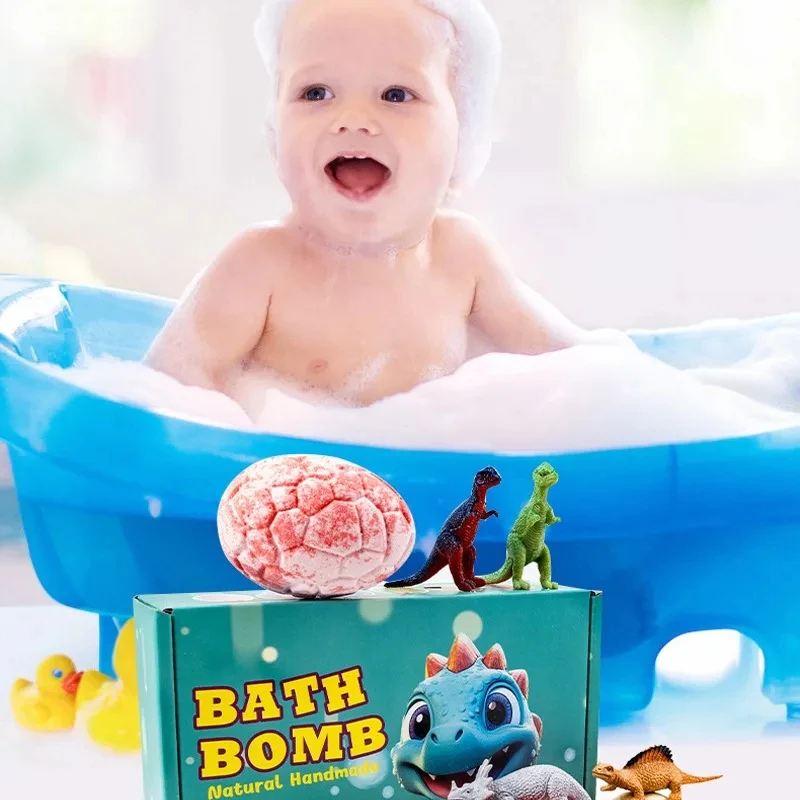 

Соль для ванн с динозаврами, ароматерапевтическая, с эфирными маслами, детская игрушка, бомбочка для ванн, в подарочной упаковке