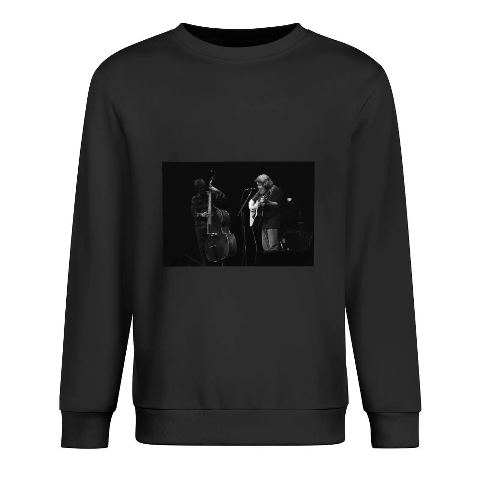 

Jerry Garcia - Jerry Garcia Band - BW Photograph Pullover autumn clothes men clothing pullover