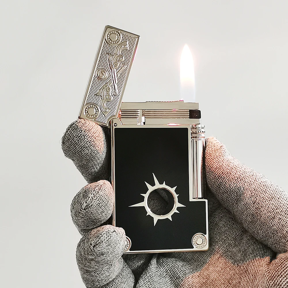 

Novelty Lacquer Lighters Single Sofe Flame Smoking Accessories Gas Lighter For Boyfriend Birthday Man's Gift Limited Edition