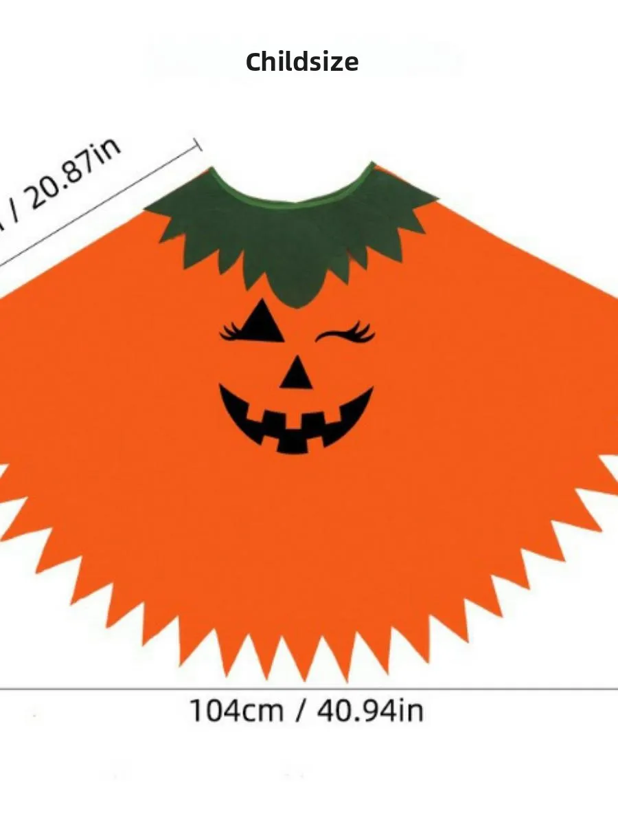loween Costume Cape Adult Child Parent Pumpkin Clothes Glowing with Hat Performance Par Outfit Traditional Chinese Stage...