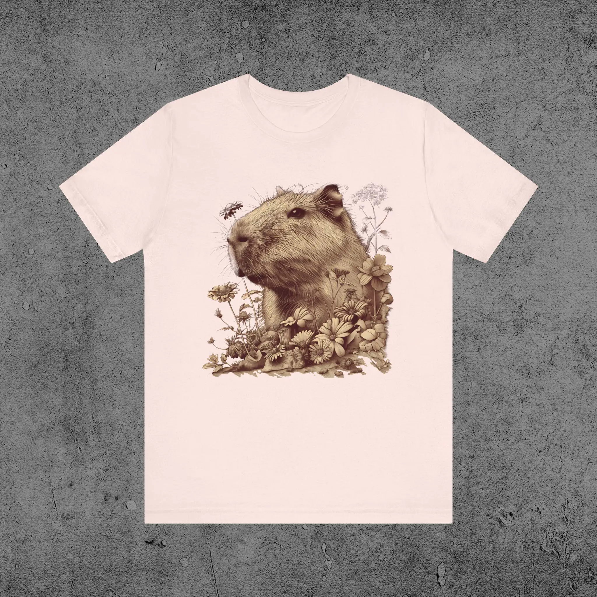 Capybara T Shirt funny vintage retro gift for her him rodent tee men women kids