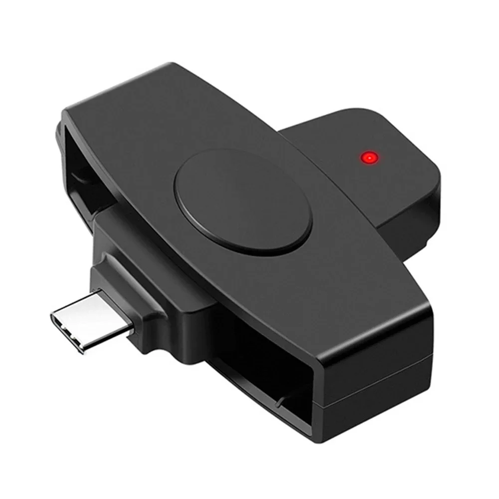 Type-C Smart Card Reader Bank Tax Declaration CAC Smart Card Reader Accessories Support for Windows for  OS