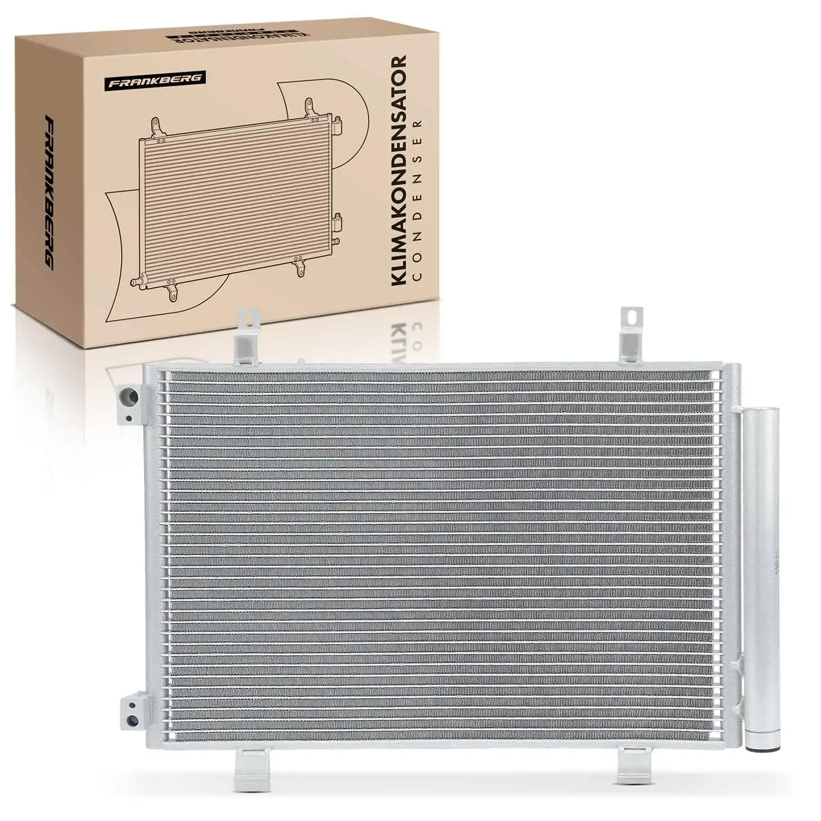 Condensateur climatique Frankberg 1x pour Opel Agila B H08 Suzuki Vauxhall Agila MK II B H08 Bj à partir de 2008 9531051 K00 93194055 4709214