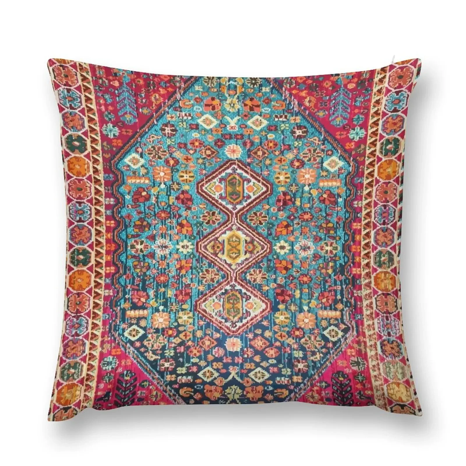 

Oriental Colored Traditional Antique Moroccan Style Fabric Design Throw Pillow Pillow Decor pillow