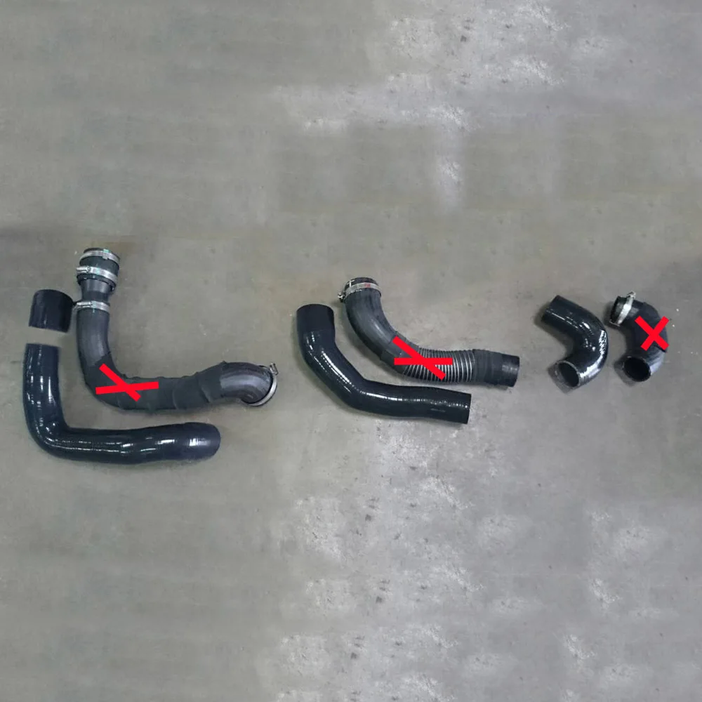 Silicone Intercooler Turbo Hose For Ford Escape Kuga 2 MK2 2.0 GTD L4 Ecoboost 2013-2015
