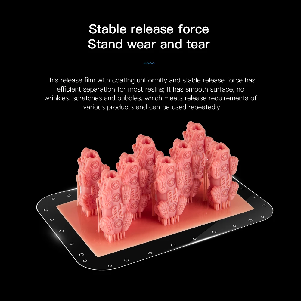 ฟิล์มปล่อยเรซิ่น Creality 3D SLA LD-006 FEP ขนาด 266*190*0.15 มม. สำหรับเครื่องพิมพ์ 3 มิติ LD-006 HALOT-SKY UV Resin