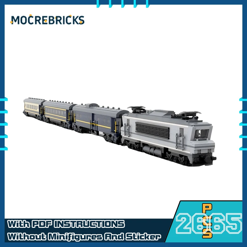 

MOC European Railways Orient Express Роскошная модель поезда DIY Строительный блок Сборка Технология Кирпичи Игрушки для детей Подарки