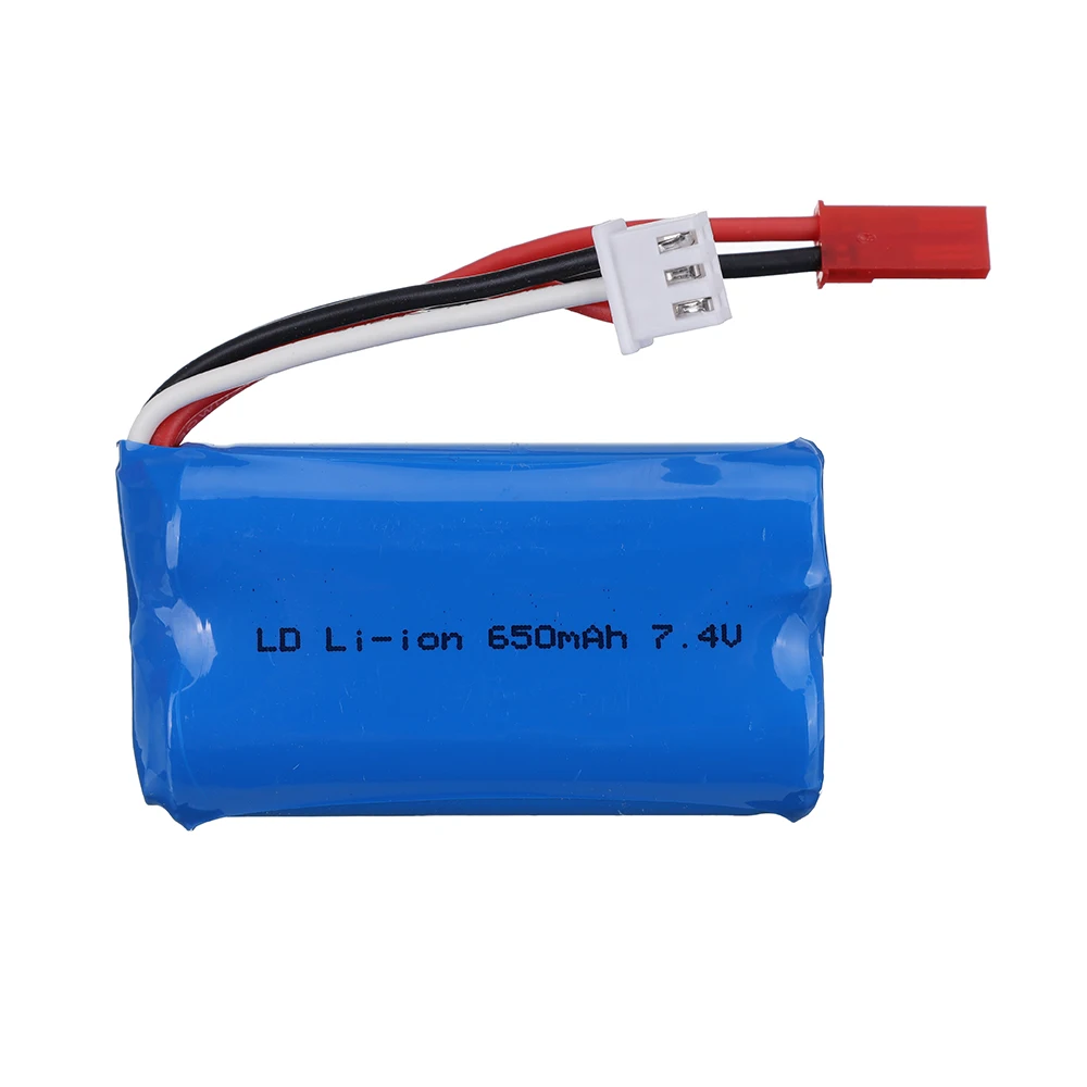 14500 7.4V Rechargeable battery For Syma F1 FX059 RC aircraft 2s 7.4v 650mah Li-ion Battery For FT007 RC Boats Toys Speedboat