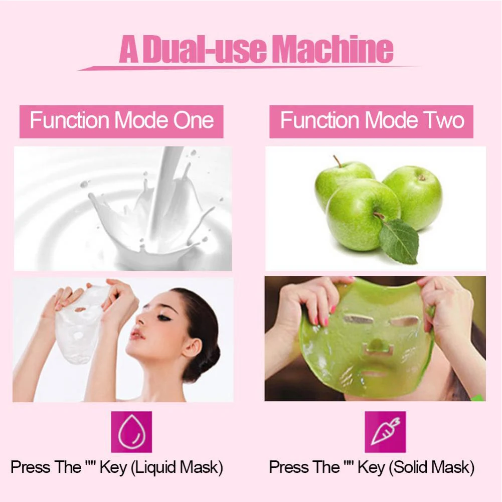 Automatic Mask Maker Vegetable Mask Machine Automatic Facial Mask Maker DIY Natural Fruit Vegetable Collagen Face Mask Machine