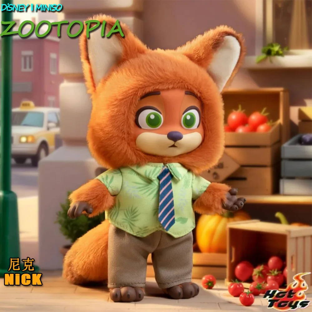 صندوق أعمى من الفينيل الأصلي من Disney Zootopia - ألعاب قلادة على شكل شخصية كرتونية لطيفة، هدية عصرية لمفاجأة غامضة لمحبي #5