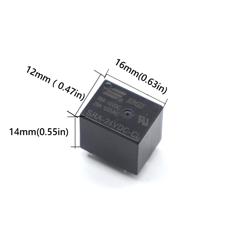 【5-1PCS】Original New SRA-05VDC-AL SRA-12VDC-AL SRA-24VDC-AL -CL 20A 4Pin 5Pin 5V 12V 24V Automobile relay