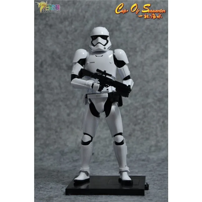 BANDAI Echte STAR WARS-serie Karakterserie 1/12 First Order Storm Trooper Plastic Assembly Model Collectibles