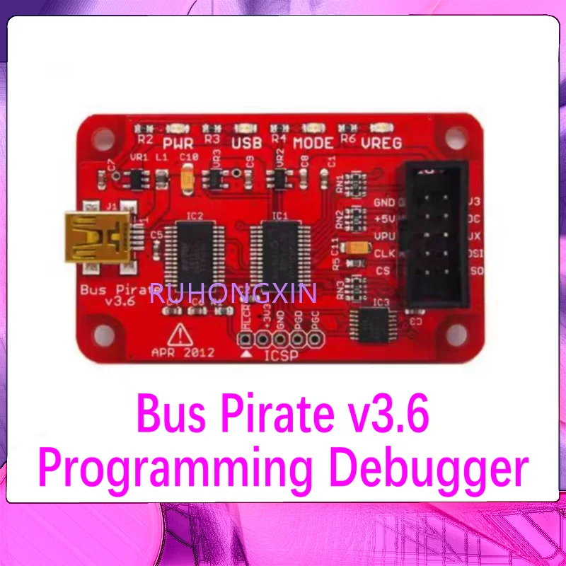 Bus Pirate v3.6 1-Wire I2C SPI JTAG Serial Simulation Programming Debugger UART