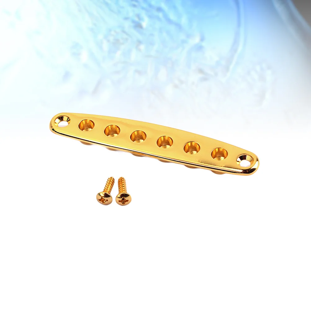 

Guitar String Ferrules Golden Electroplated Metal Bushing for Bass Guitar Replacement Heavy Duty DIY String Mounting Parts