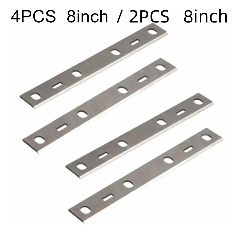 2/4PCS 8inch Wood Planer Blades For Woodstar PT85 HSS Kity PT8500 Scheppach HT850 Woodworking Power Tools Parts 210x22x1.8mm