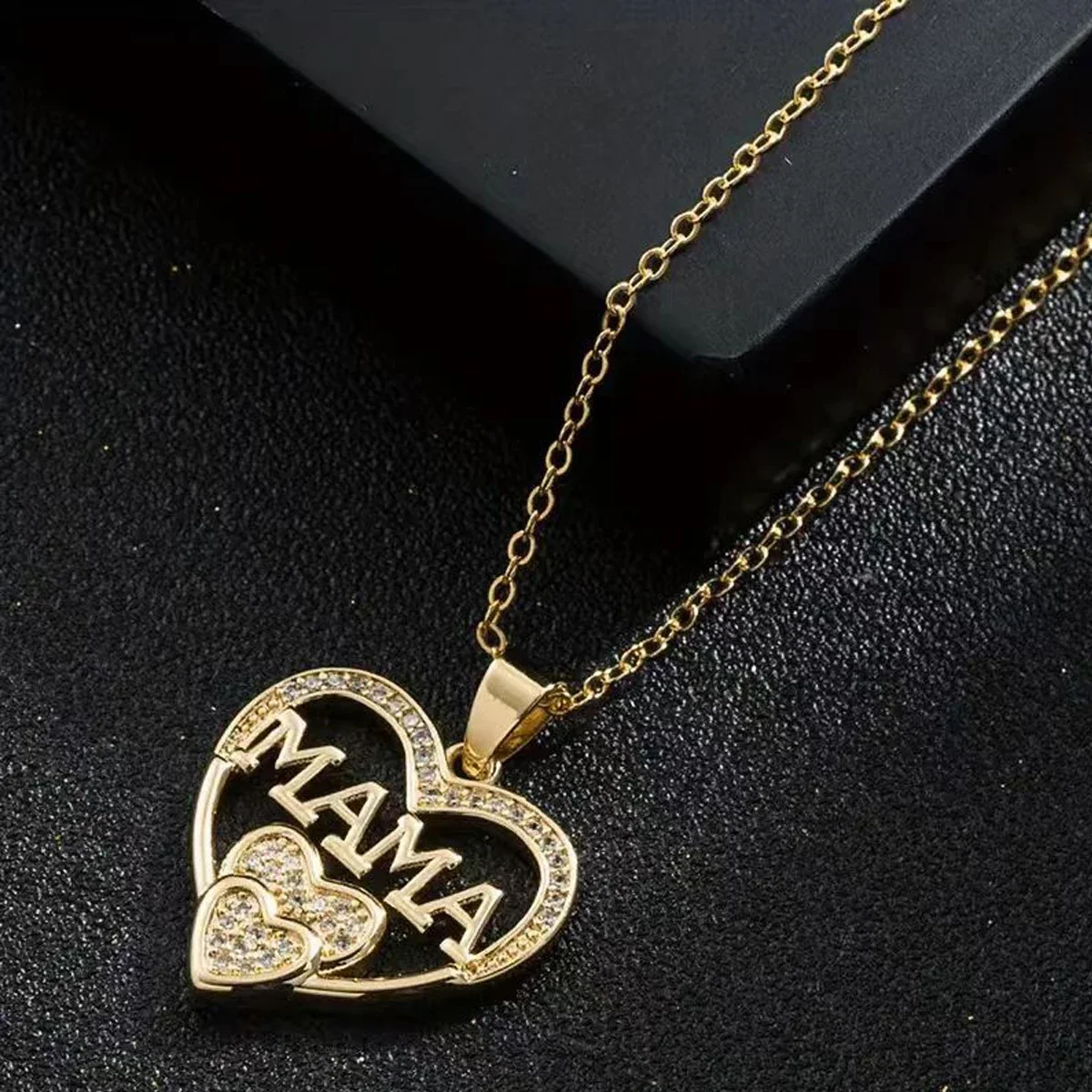 1pcs Temperament Simple Women's Jewelry Pendant Mother's Day Necklace Internet Red Jewelry