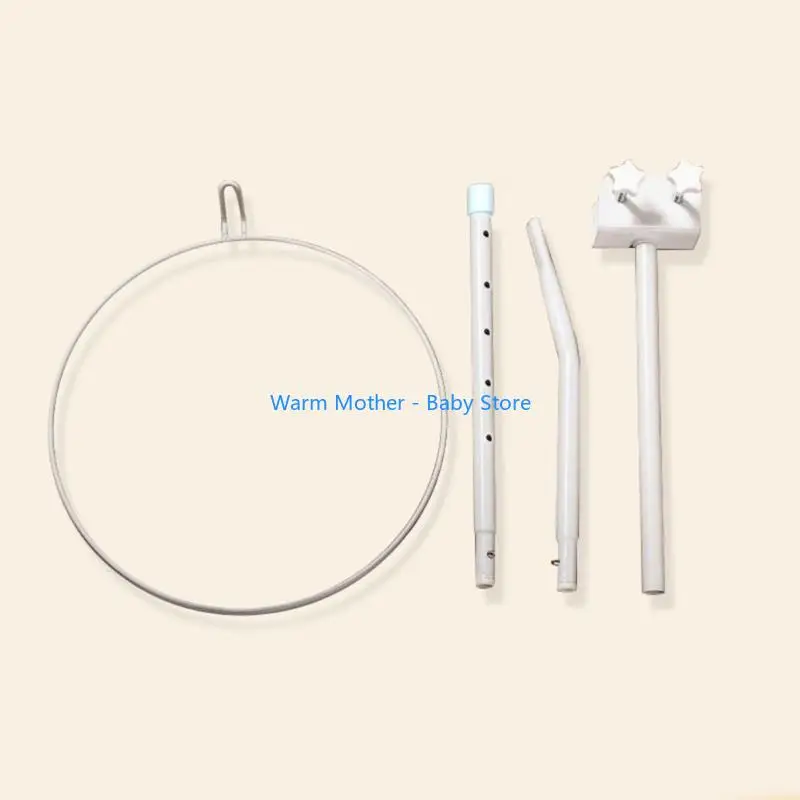 조정 가능한 모기장 스탠드 클립온 유아용 침대 캐노피 홀더 랙 모기장 부품 57QE