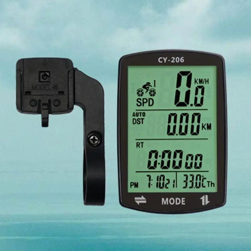 NestPicksGPS Bike Speedometer Bicycle Computer GPS Speedometer Waterproof 2.4 Inch Bike Odometer