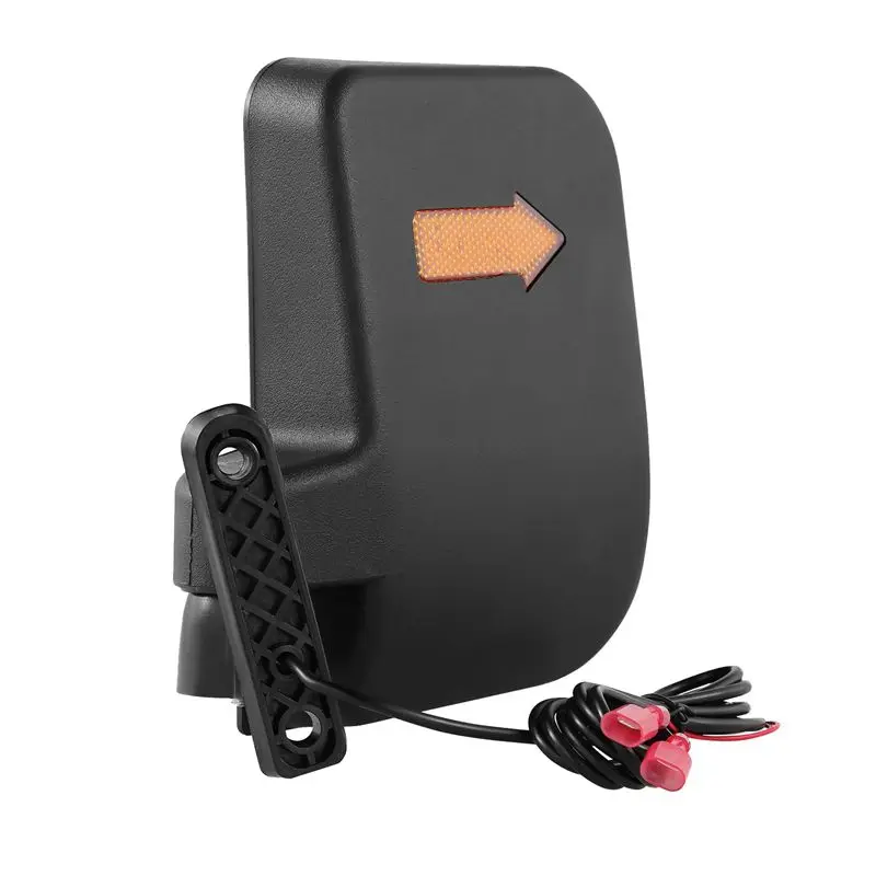 (AD12) Golf Cart Side Mirrors with LED Turn Signal Light for Club Car EZGO Yamaha and Others Golf Cart