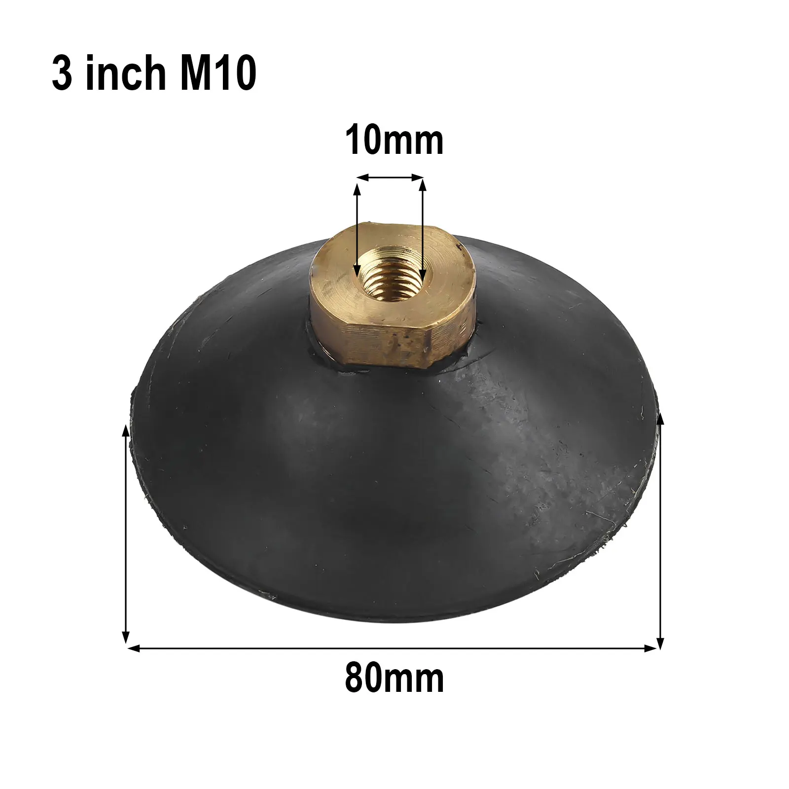 

1pcs 3Inch 4Inch Rubber Backing Pad M10 M14 M16 Thread Polishing Grinding Disc Backing Pad For Angle Grinder Polishing Disc Pad