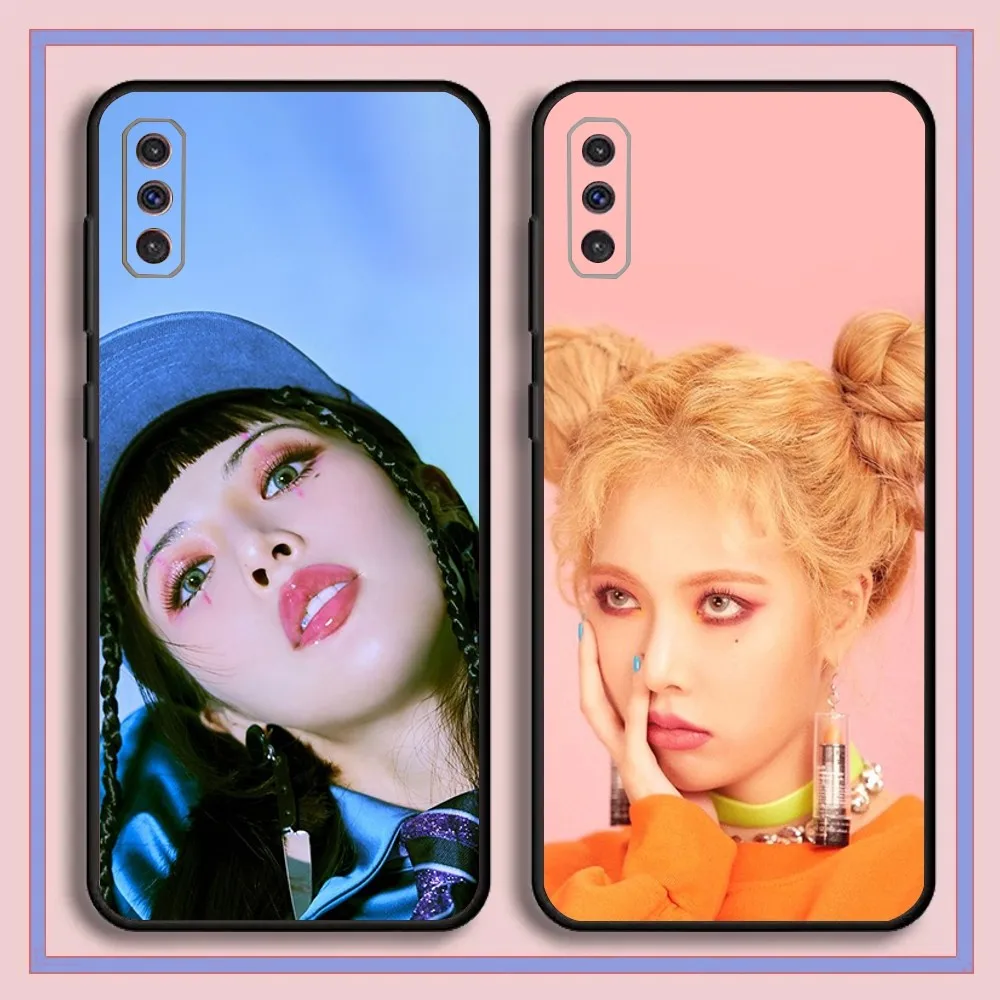 KPOP K-Kim HyunaA  Phone Case For Samsung Galaxy A13,A21s,A22,A31,A32,A52,A53,A71,A80,A91 Black Cover