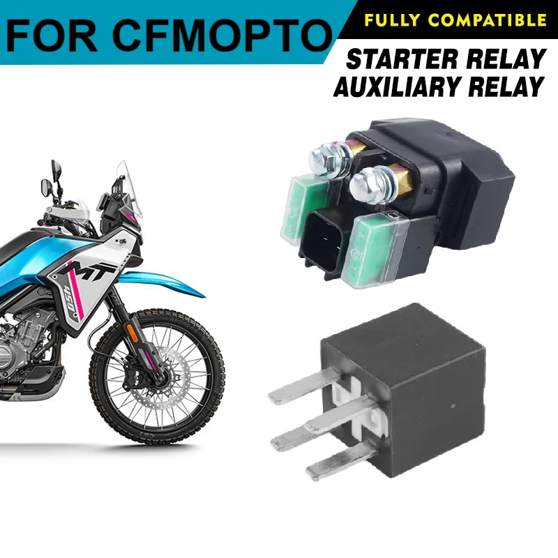 Repuestos Originales para Motocicleta 450MT, Relé de Arranque, Relé Auxiliar CF400-8, Relé Solenoide de Arranque para CFMOTO, Repuestos Originales