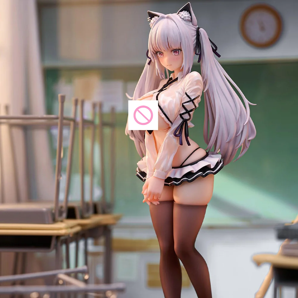 26CM SIKI ANIM Alvina Chan Figure Sexy Standing Anime Girl Figures Model Adult Collectible Statue Toys Desktop Ornament Gifts view 2