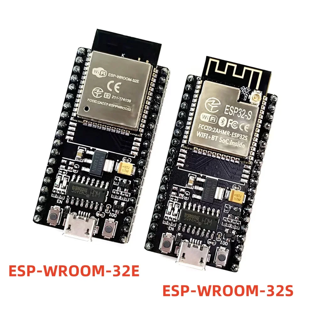 Modul papan pengembangan ESP32-32E DevKitC kompatibel dengan WIFI Bluetooth IoT papan yang dapat diprogram CH340C Chip Driver
