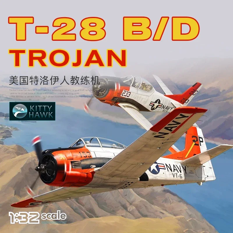 Kitty Hawk Assembled Aircraft Model Kit KH32014 T-28B/D Trojan Trainer 1/32