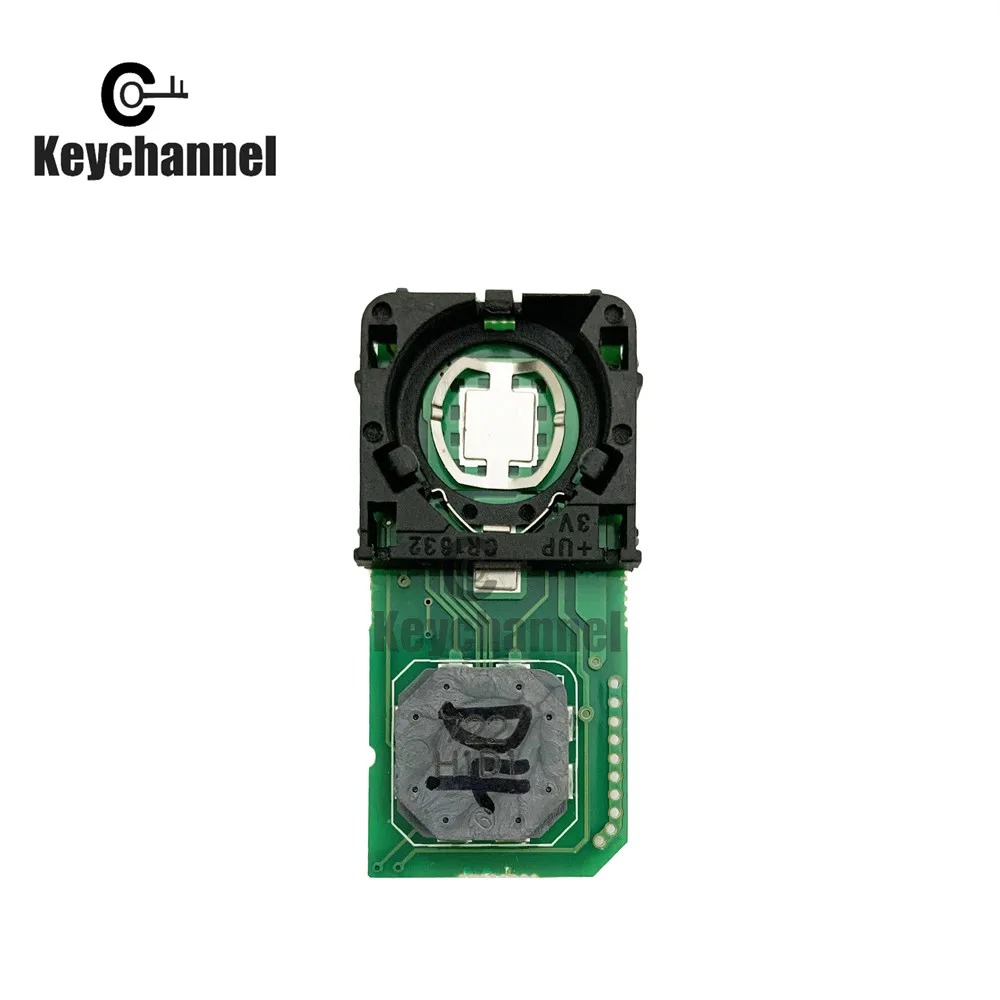 Keychannel 1PCS 3 Button 71 Chip Car Proximity Fob FSK 433Mhz Smart Key FCCID 271451-6920 Keylessgo Card for Toyota 86 Subaru