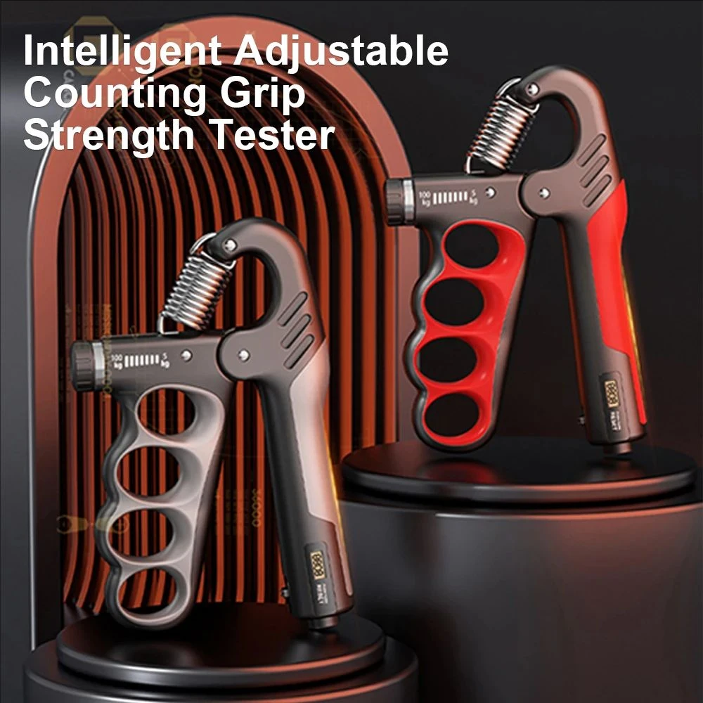 

Adjustable electronic counter grip strengthener for adult muscle exercise, fitness for both men and women, hand strength and wri