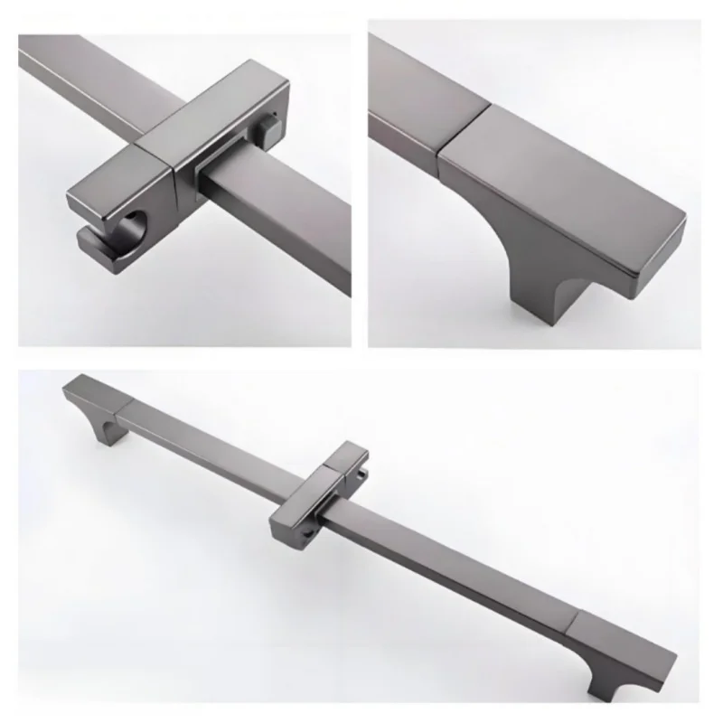 Black 3 Mode Shower Head Adjustable High Pressure Water Saving Shower Head Rail Lift Sliding Bathroom Accessories