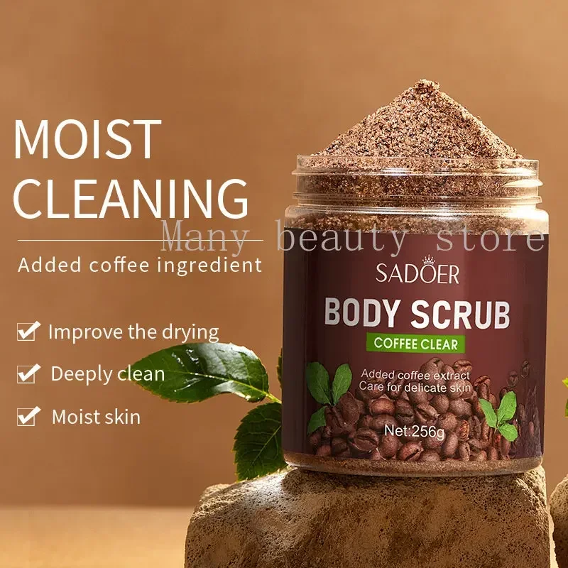 

Coffee Scrub 256g Moisturizes and Softens Cuticles Skin Whitening Exfoliating Deep Clean Brighten Delicate Smoothing Skin Care