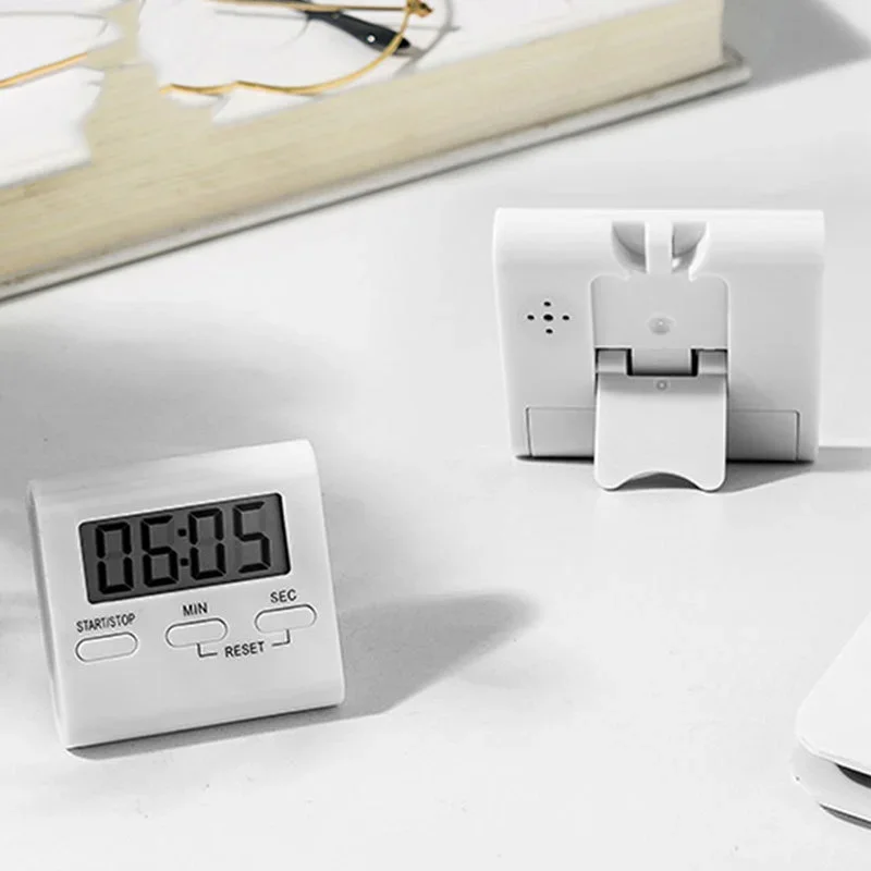 Digital Kitchen Timer Cooking Timer LCD Digital Manual Countdown Timer Mechanical Digital Kitchen Timer Magnetic Kitchen Gadgets image 2