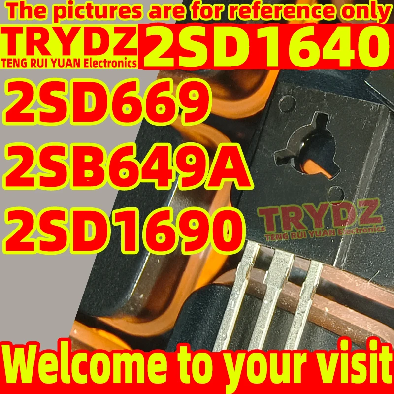 50-10pcs New 2SB649A 2SD669 D669 2SD1691 D1691 2SD1640 TO-126