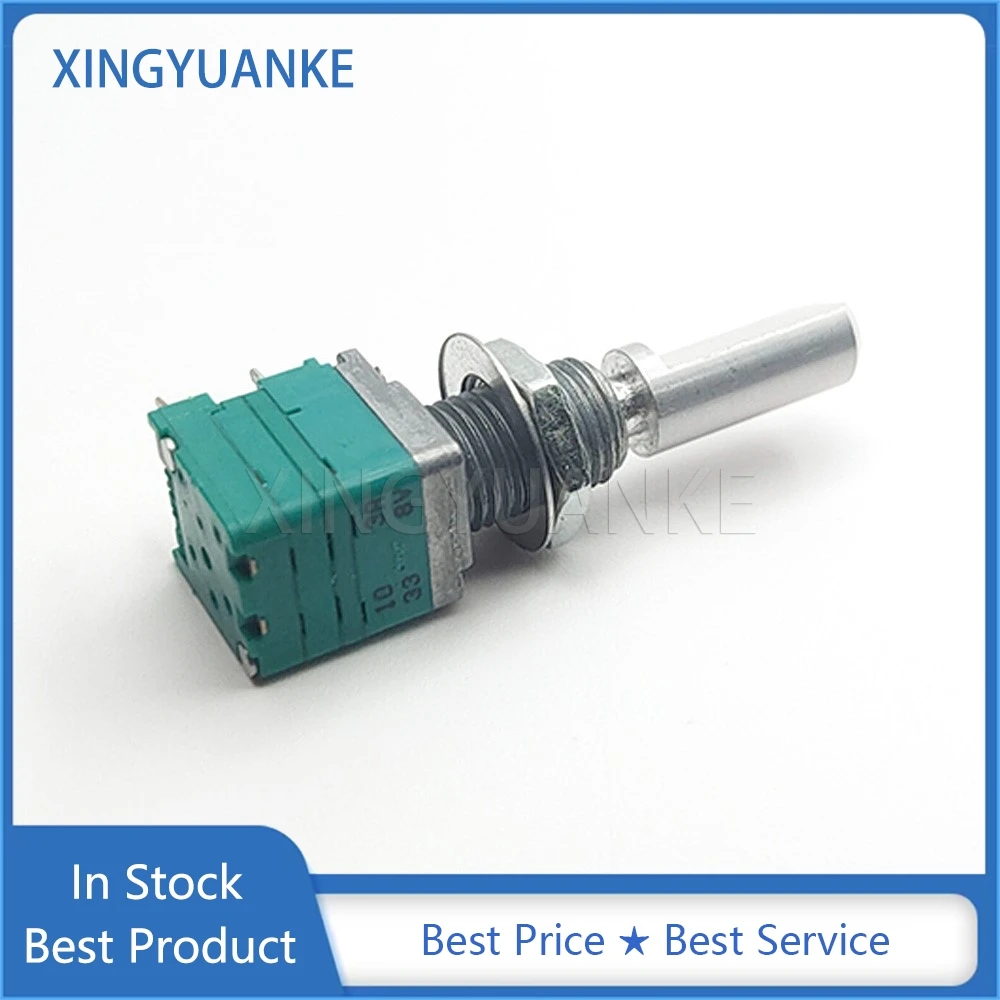 

1 шт. RK097 тип одиночный с кнопочным переключателем A10K 103A усилитель мощности прецизионный потенциометр громкости звука 5-контактный D длина вала 25 мм