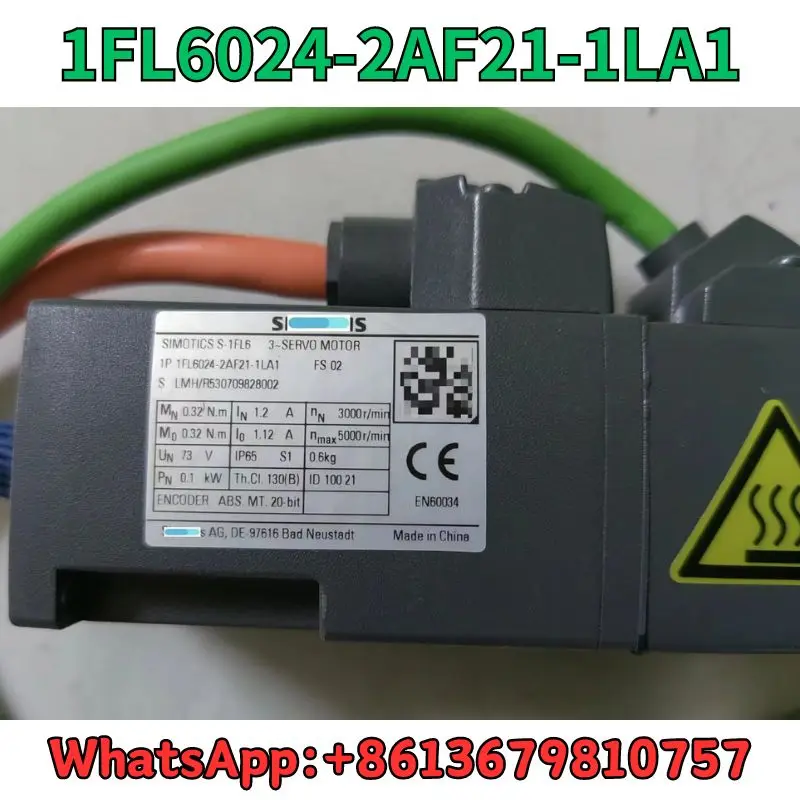 

Used Servo motor 1FL6024-2AF21-1LA1 test OK Fast Shipping