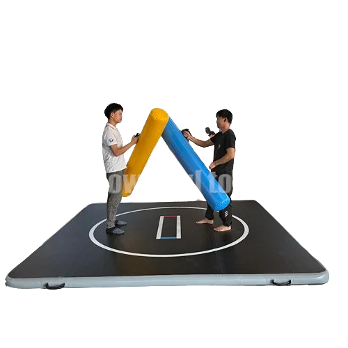 

Custom Size 3x3m Commercial Grade Inflatable Yoga and Pilates Mat, PVC Material Training Floor for Studio and Home Use Practice