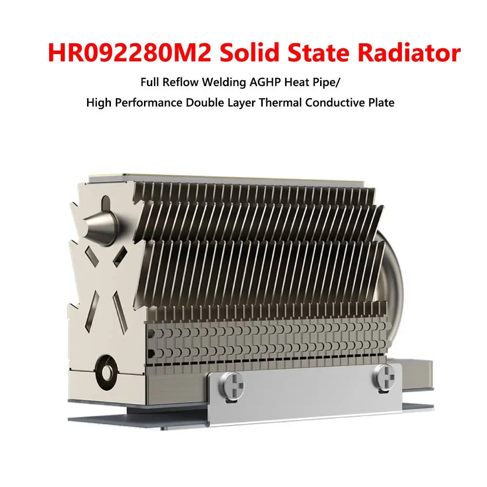 

SSD Radiator Aluminum Fins SSD Heatsink Double Bonding Welded Antigravity Heat Pipe for M.2 2280 Solid State Drive