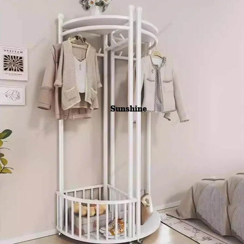Corner Shelf Dress Coat Racks Hotel Indoor Living Room Organizer Open Nordic Luxury Coat Racks Standing Perchero Home Decoration
