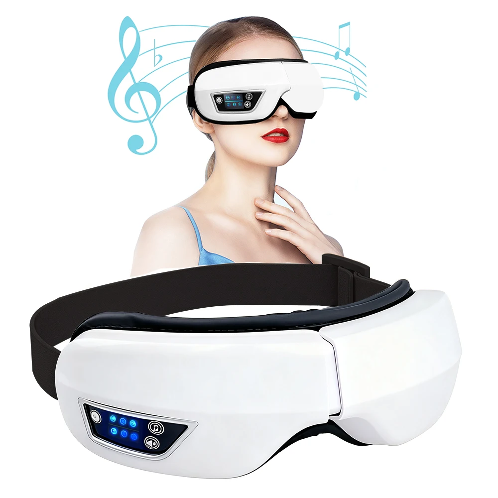 Professionelles Elektrisches Augenmassagegerät 6D Smart Airbag Vibrationsmassage Entspannung Linderung von Augenermüdung Verbesserter Schlaf Augenpflege
