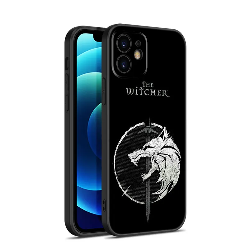 Hot Game W-Witchers Zwart Siliconen Telefoonhoesje Voor Apple Iphone 12 13 Mini 11 14 15 Pro Max 7 8 Plus X Xr Xs Se 2020 2022