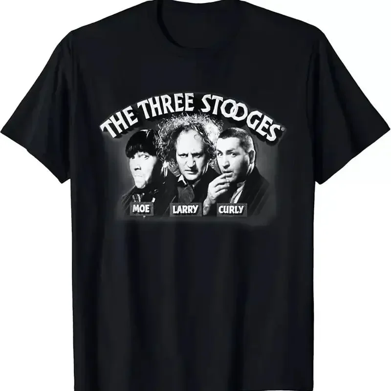Vintage The Three Stooges Opening Credits Funny Cotton T Shirt S 4Xl