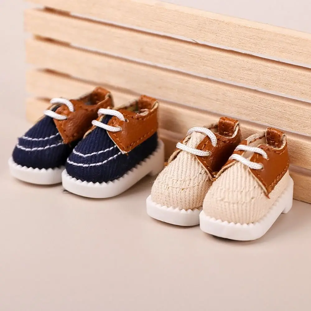 

1 Pair Canvas Obitsu 11 Doll Shoes High Street Fashion Thick Bottom 1/12 Doll Shoes Mini Multi-color 1/12 Casual Shoes