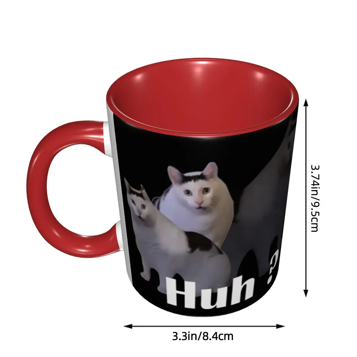 كوب هوه كات ميمي، أكواب قهوة سيراميك مضحكة، أكواب شاي، كوب حليب، أدوات للشرب، هدايا للأصدقاء #3