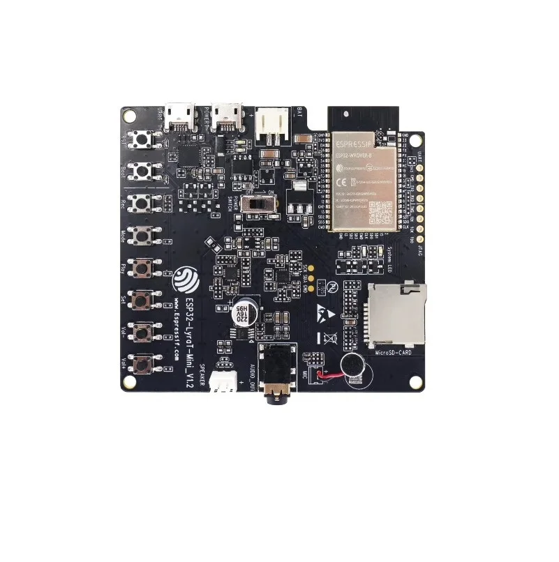 ESP32-LyraT-Mini開発ボード,オンボード,ESP32-WROVER-Eモジュール,aec,agc,ns,wwe,オーディオアシスタンスボード